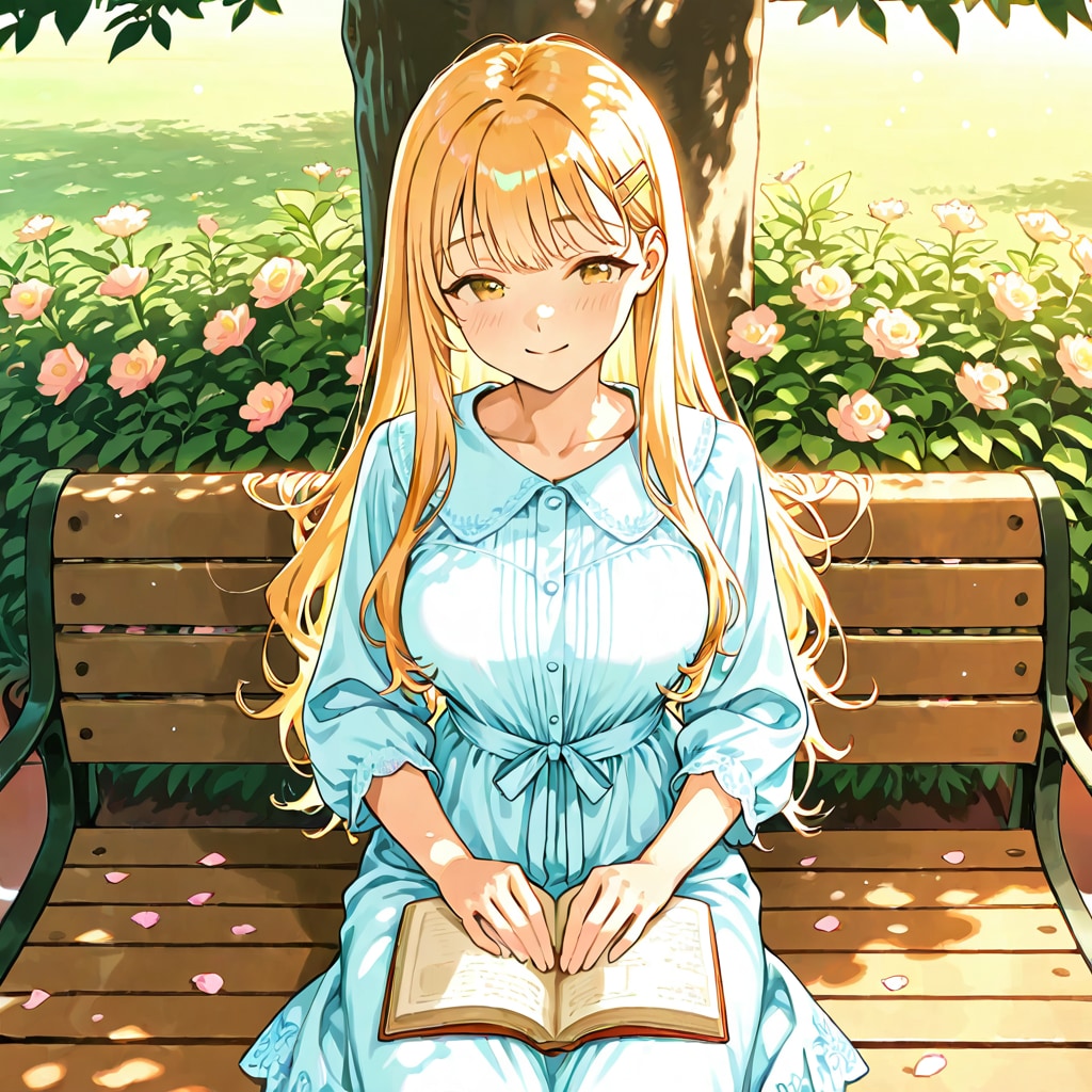 読書をする少女