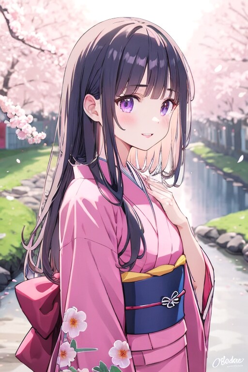 和装女子