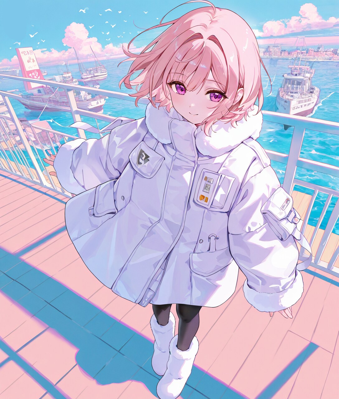 港 | の人気AIイラスト・グラビア