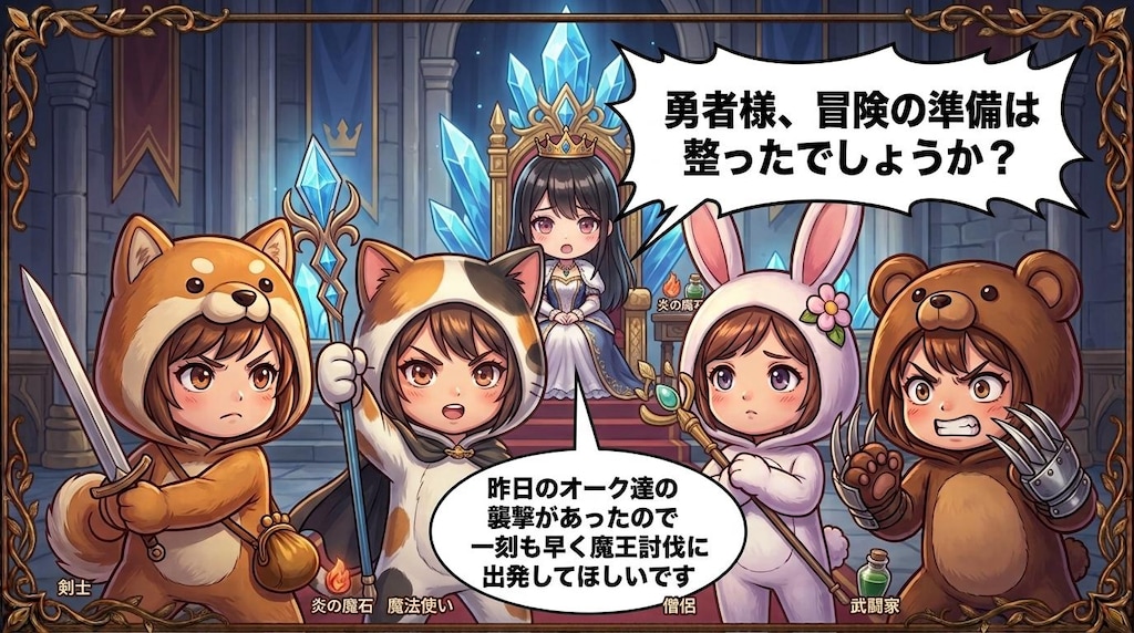 【KIGURUMI QUEST＃１２】謁見の間　再び