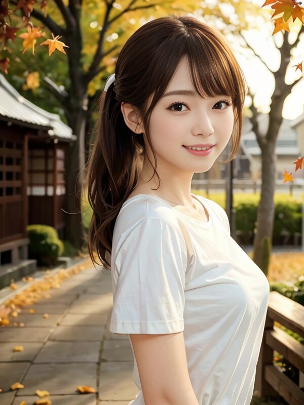 紅葉と彼女♡