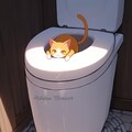 ○○ばんトイレの迷宮に迷い込んだクレイジー猫耳です。 3枚目