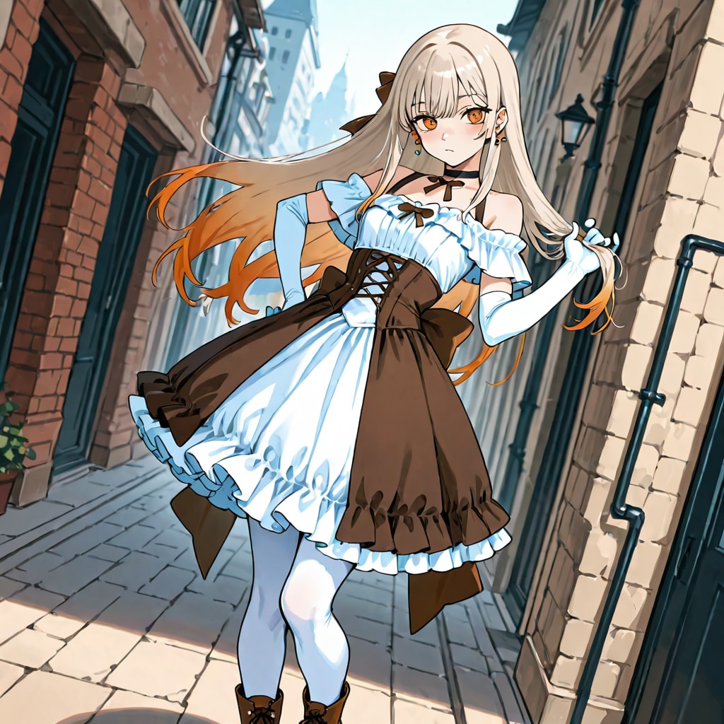 琥珀色の少女 | の人気AIイラスト・グラビア