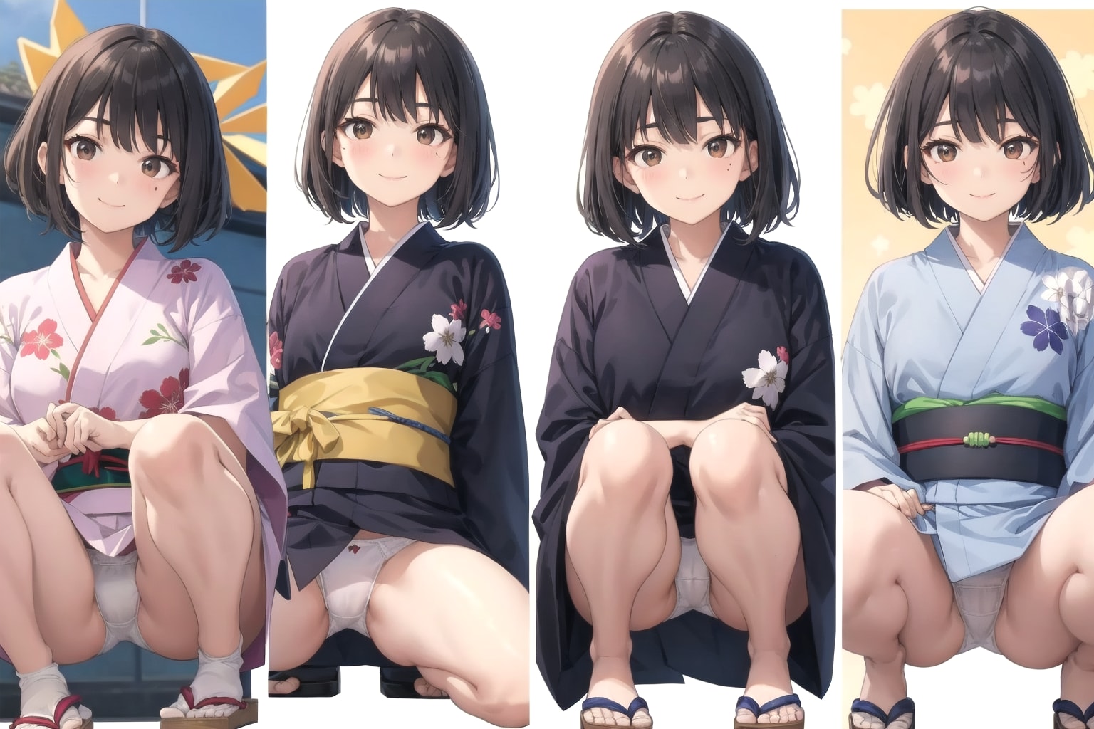 無防備な浴衣