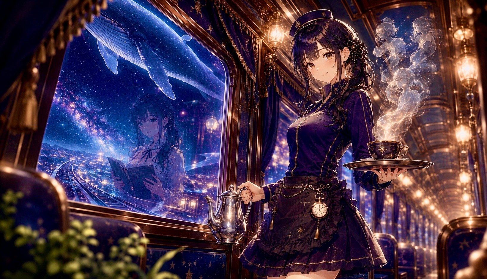 ジャージメイドと、もうひとりの私 | の人気AIイラスト・グラビア