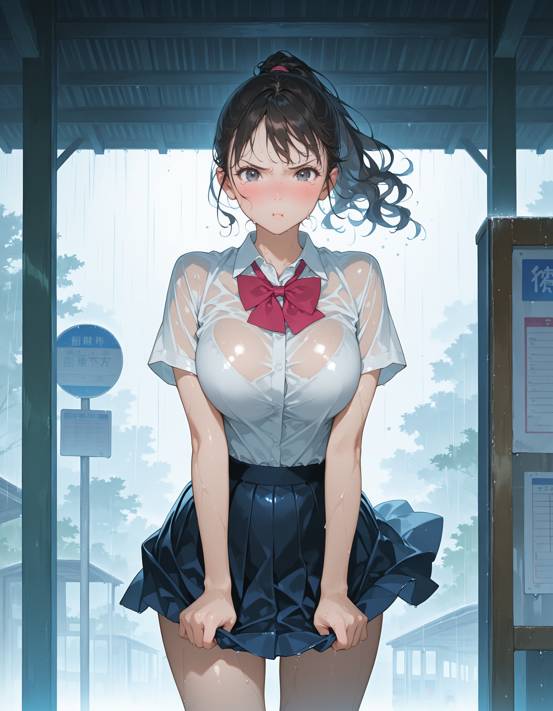 「黙って行っちゃうなんて、バカ・・・」 | の人気AIイラスト・グラビア