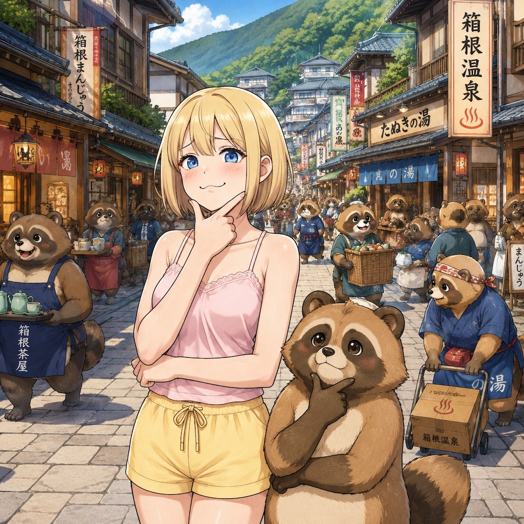 狸と金髪ちゃん