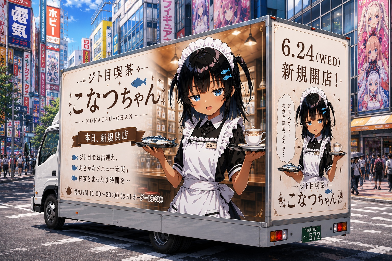 ジト目喫茶こなつちゃん