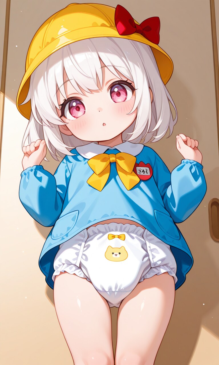 幼稚園遅れちゃうよ！早くスカート履きなさい！