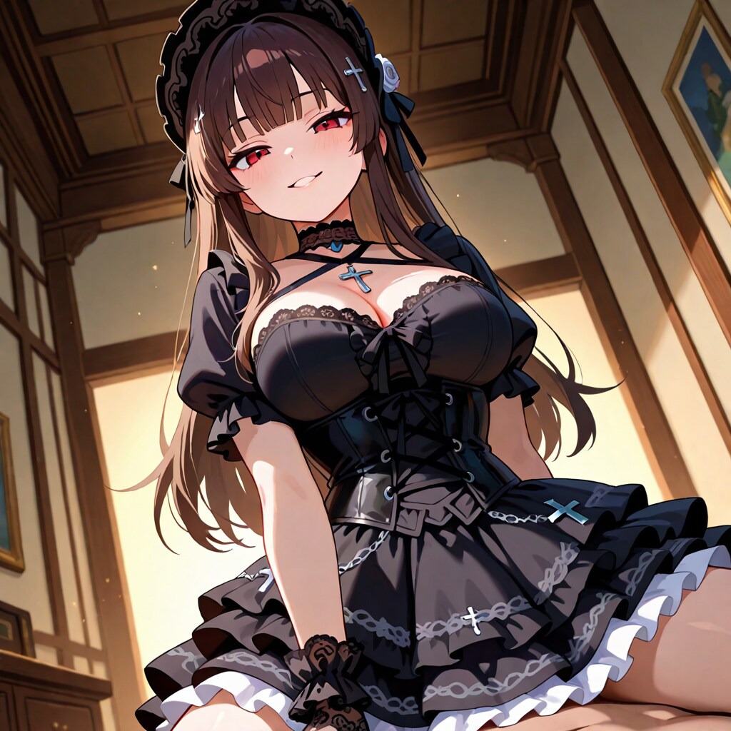 見下ろしゴスロリちゃん