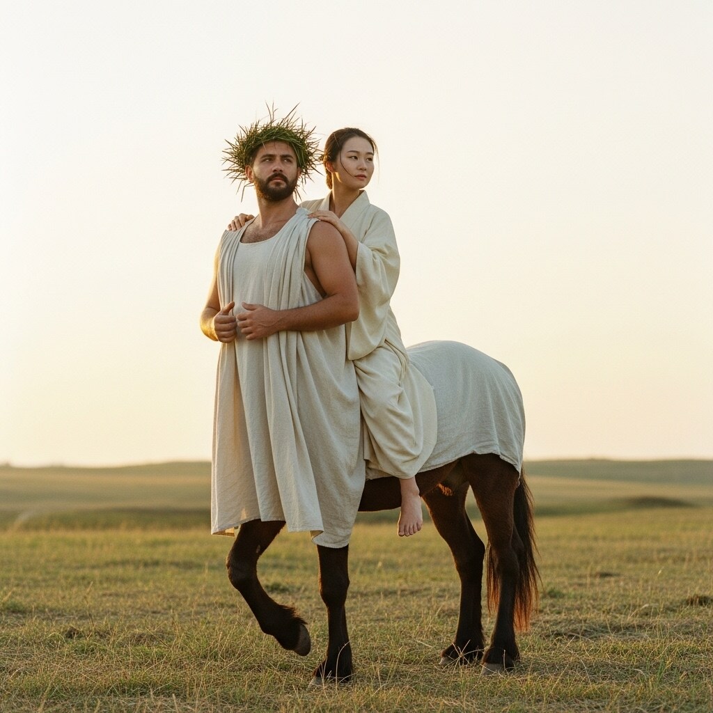 ケンタウロスお兄さんのジョーバ体験 | の人気AIイラスト・グラビア