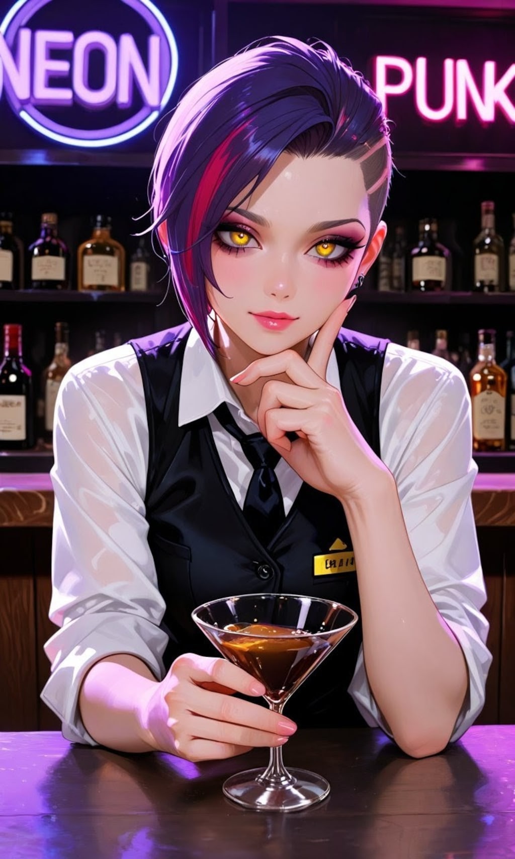 バレンタイン限定の特別なカクテルをどうぞ…