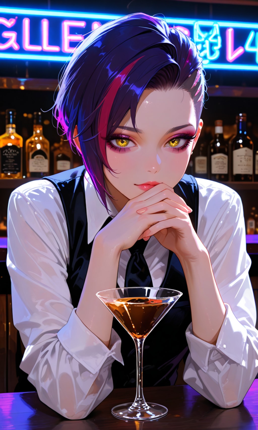 バレンタイン限定の特別なカクテルをどうぞ…