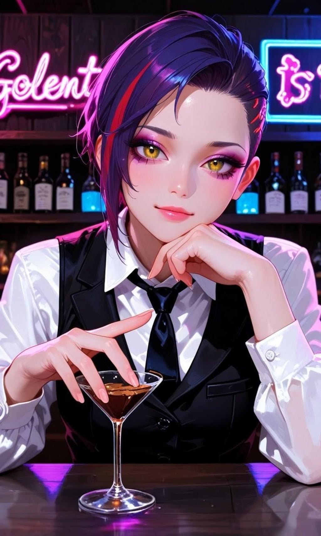 バレンタイン限定の特別なカクテルをどうぞ…