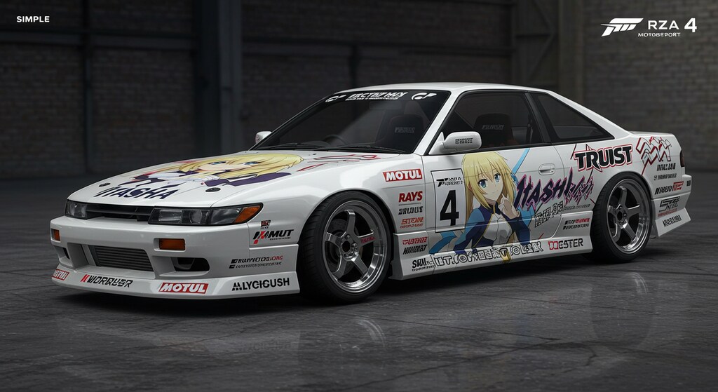 S13シルビアセイバーちゃん痛車