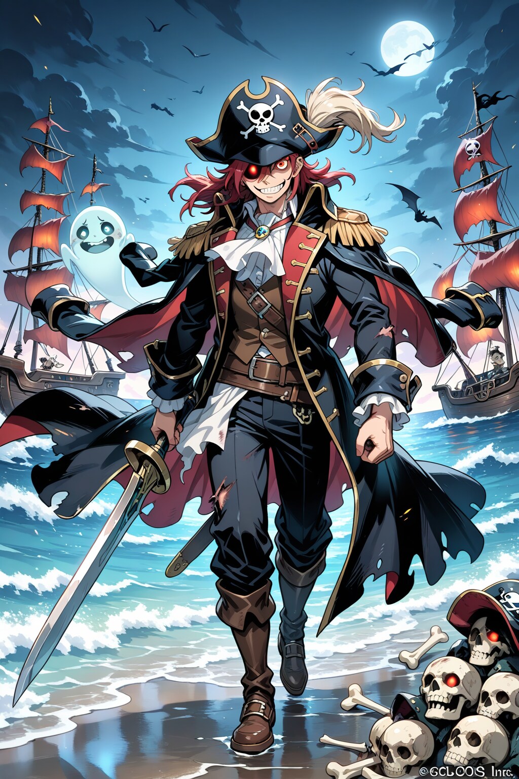 海賊 | の人気AIイラスト・グラビア