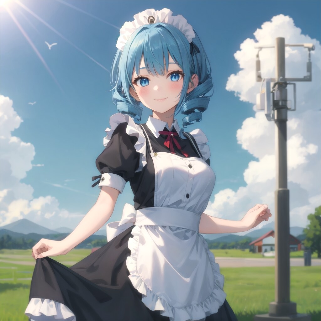 ドリルヘア春のイメチェンあいちゃんや　弾 | の人気AIイラスト・グラビア