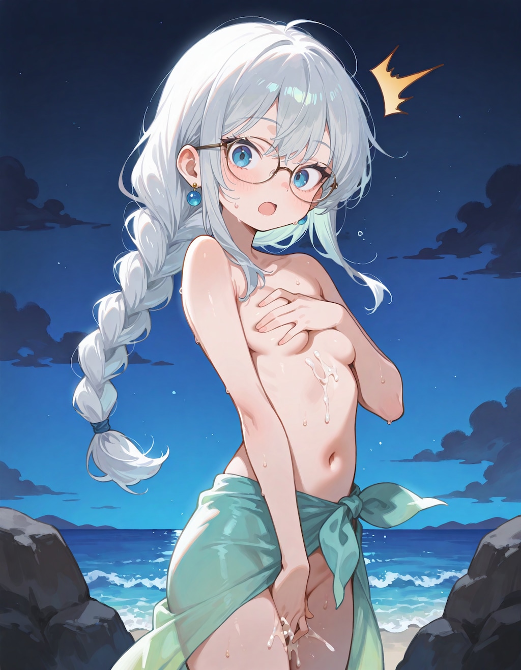 見つかってしまった褐色少女