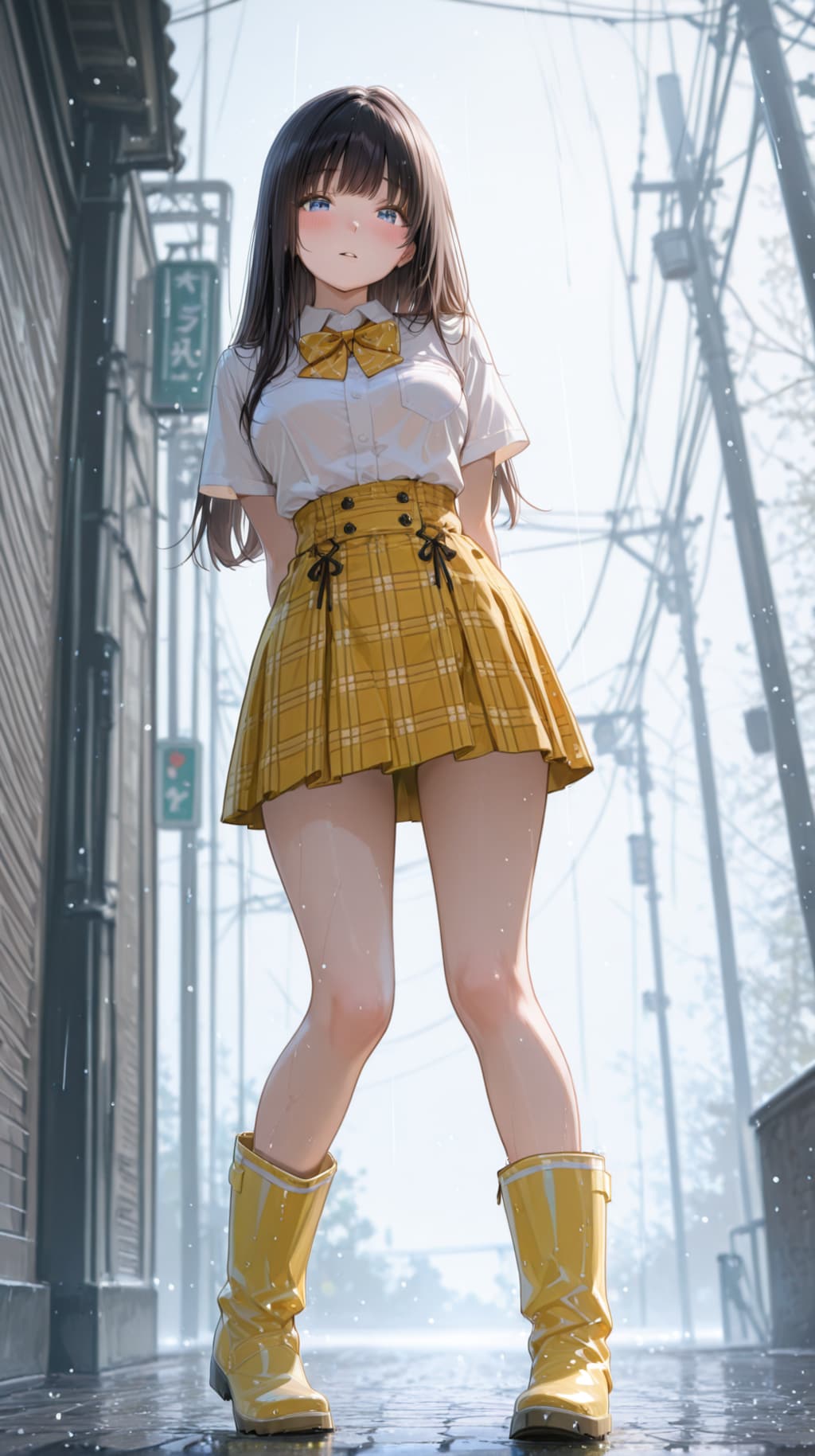 レインブーツ