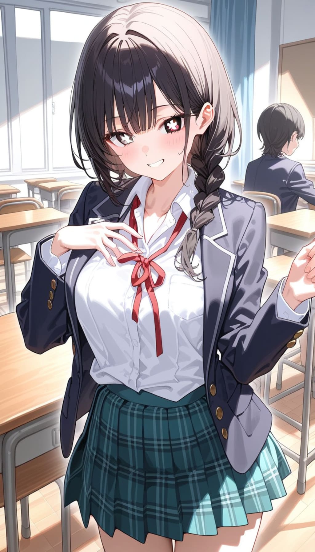 三つ編みちゃん(DAYSの姿)