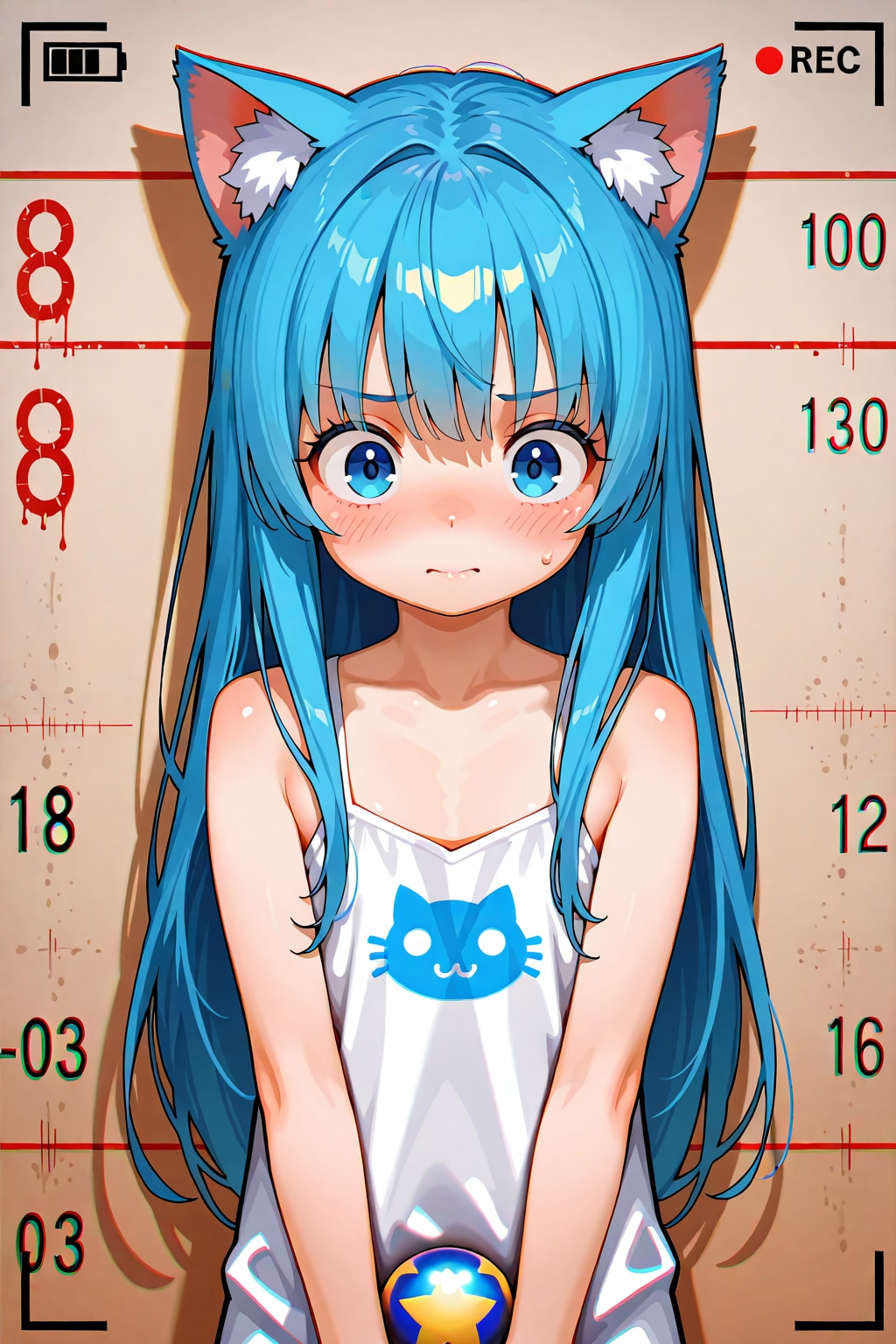 LILYちゃんの次の子を捕まえる練習をしているさくら