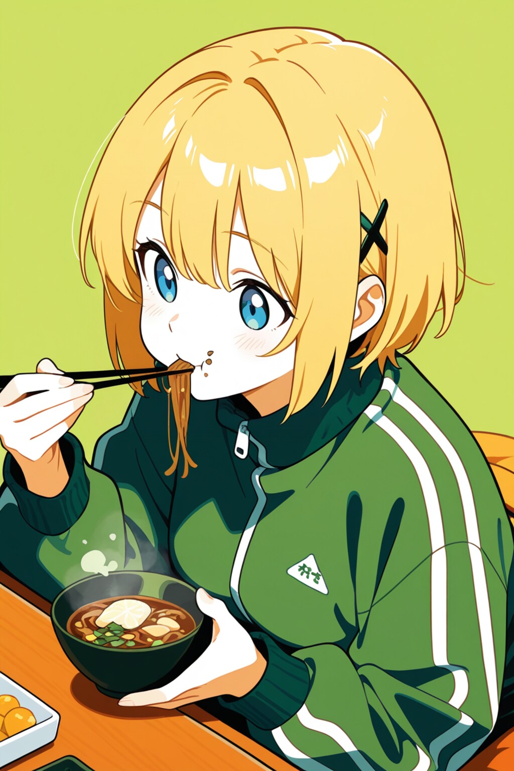 年越しそば・緑