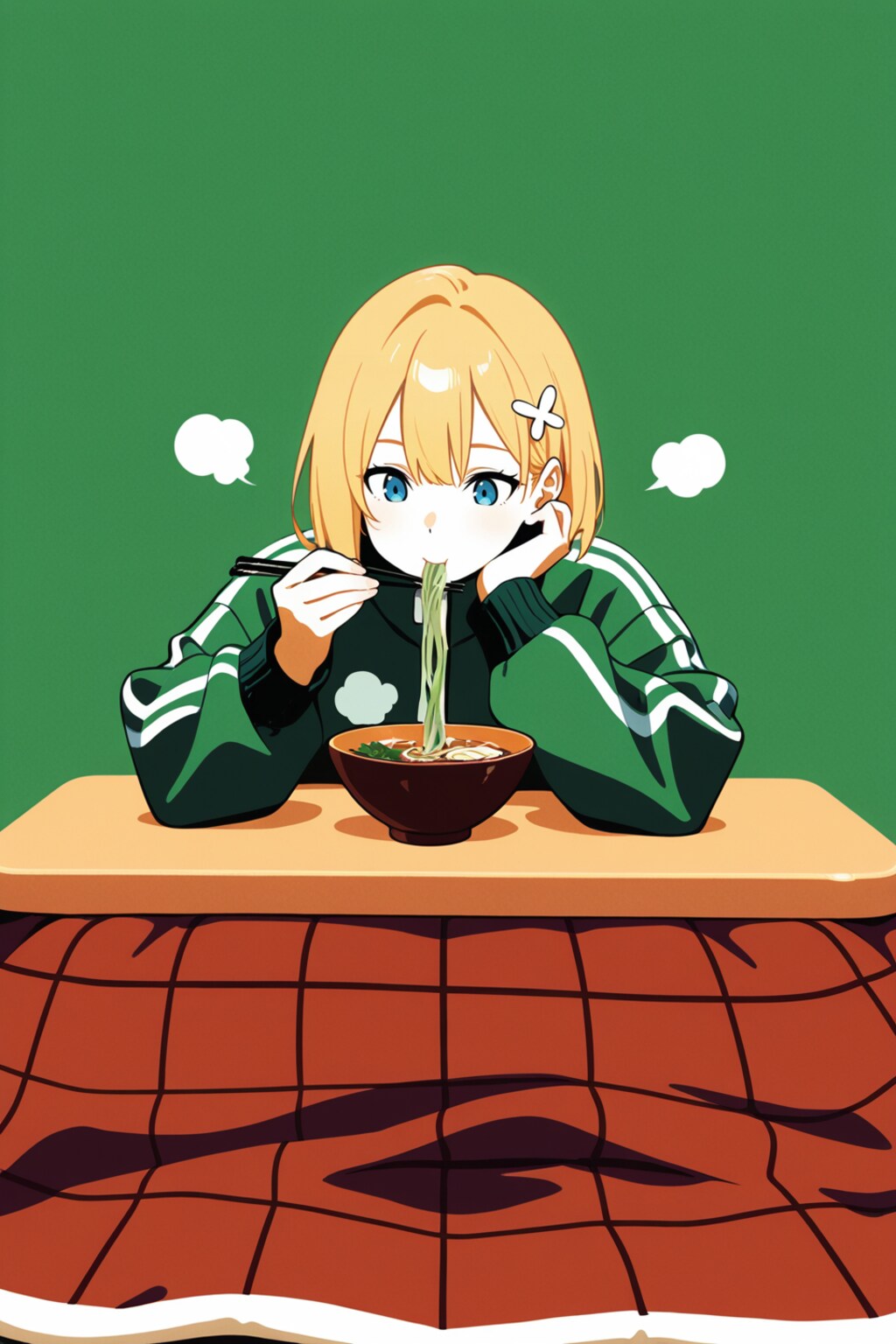 年越しそば・緑