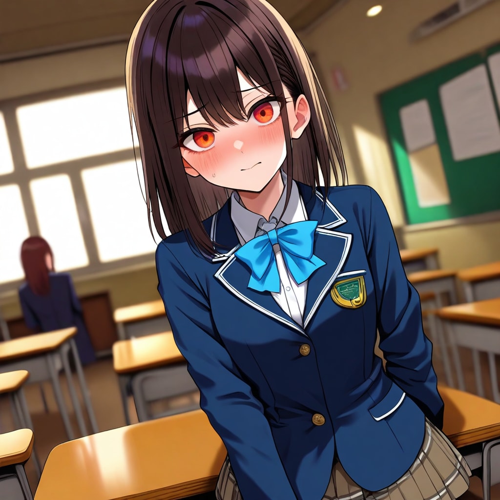 照れ屋の委員長