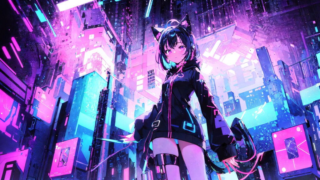 猫耳とグリッチ