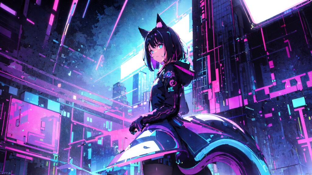 猫耳とグリッチ