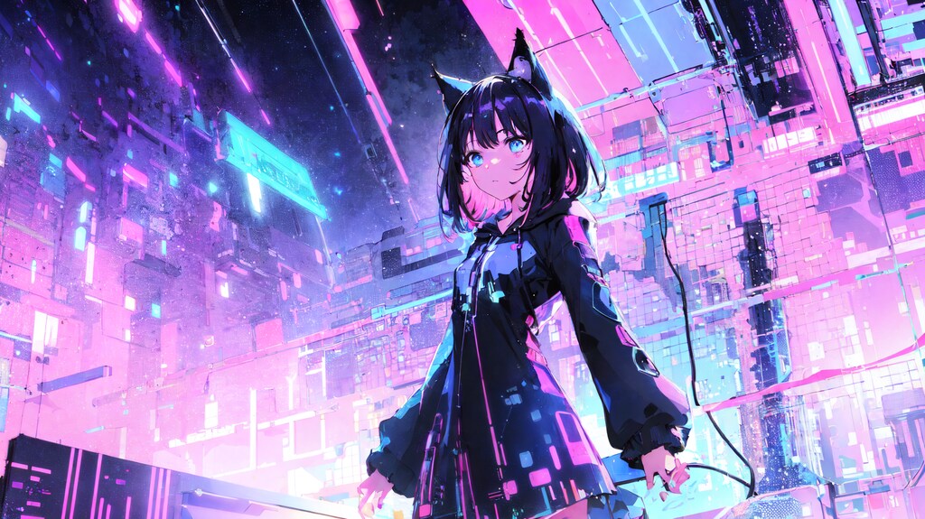 猫耳とグリッチ