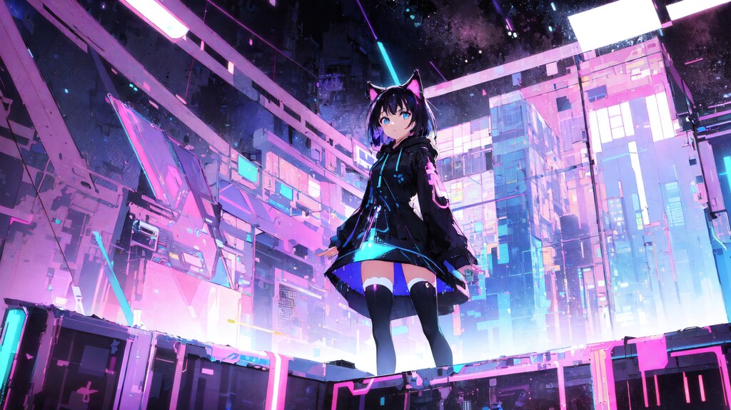 猫耳とグリッチ