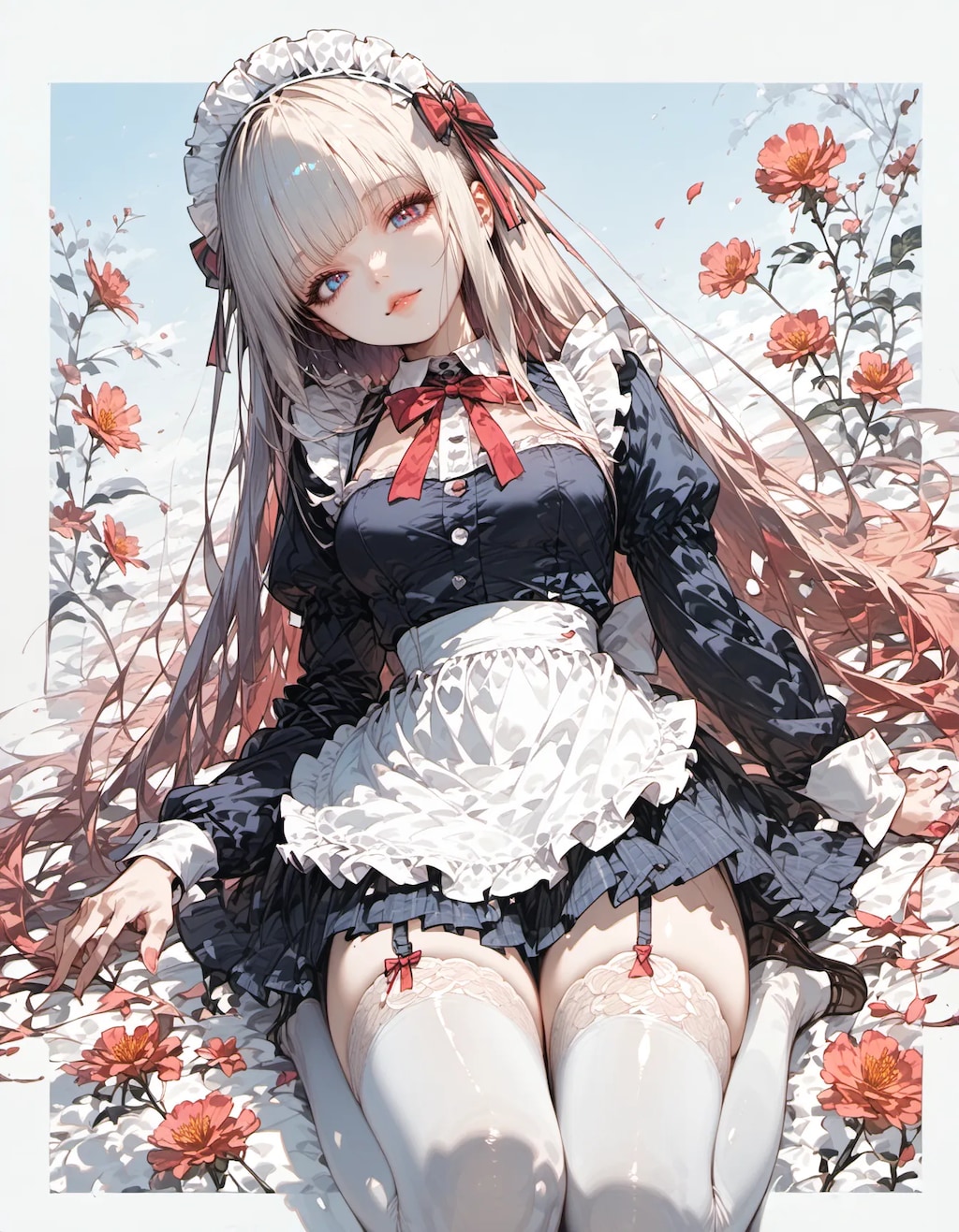 Among the Scarlet Blossoms