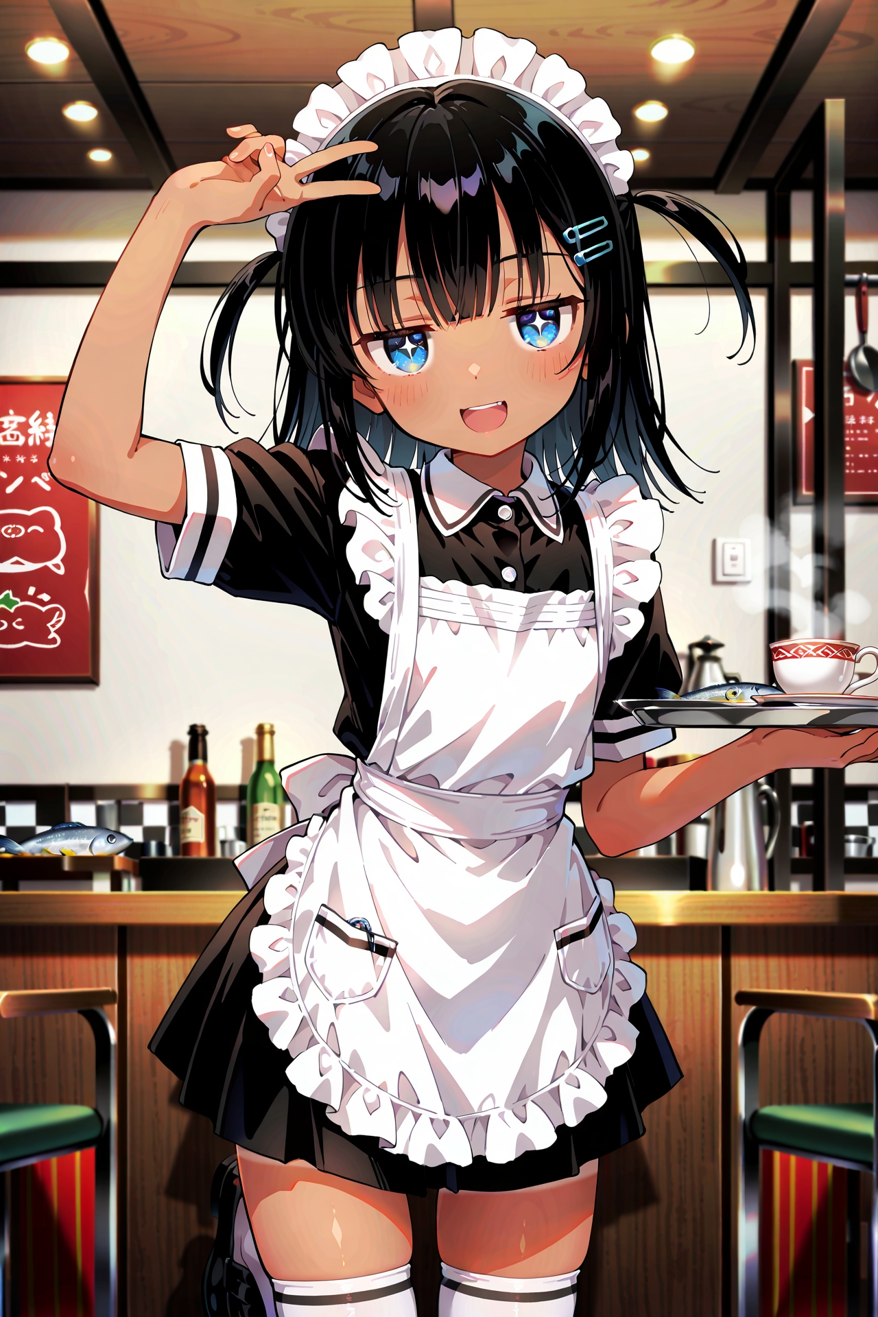 ウェイトレスなこなつちゃん Z430 | の人気AIイラスト・グラビア