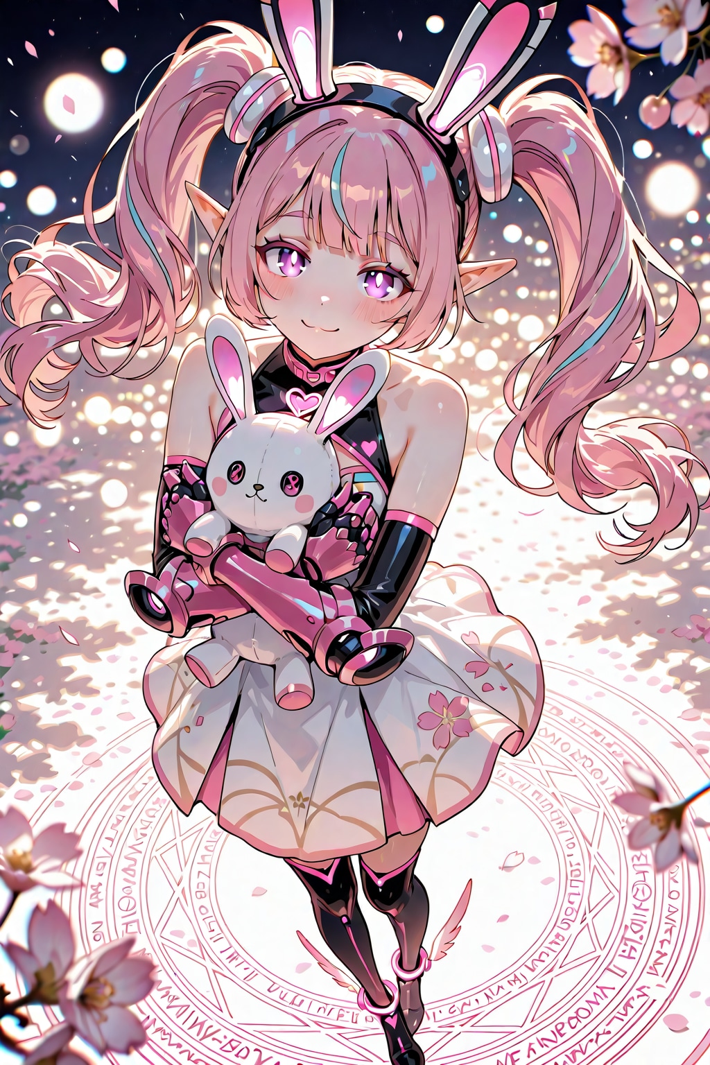 入学するエルフの女の子