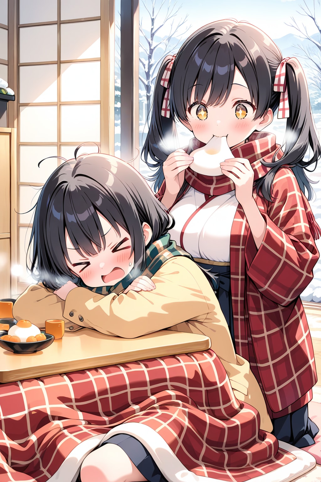 先輩先輩！　お餅もちもちです