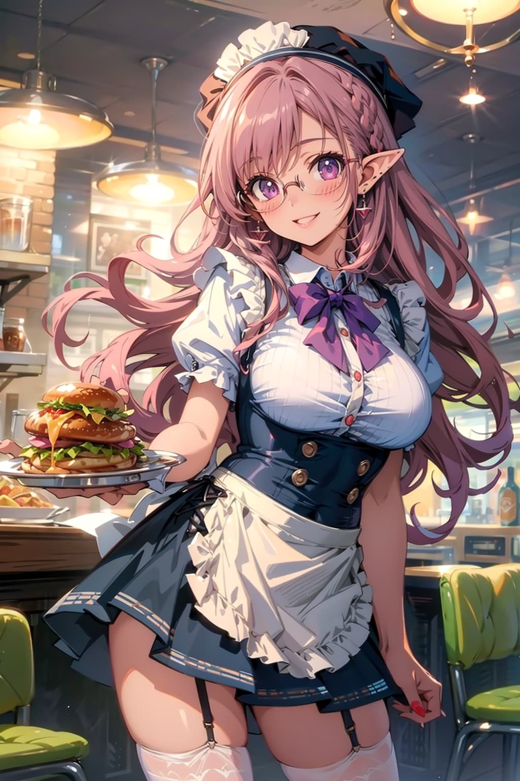 只今アルバイト中