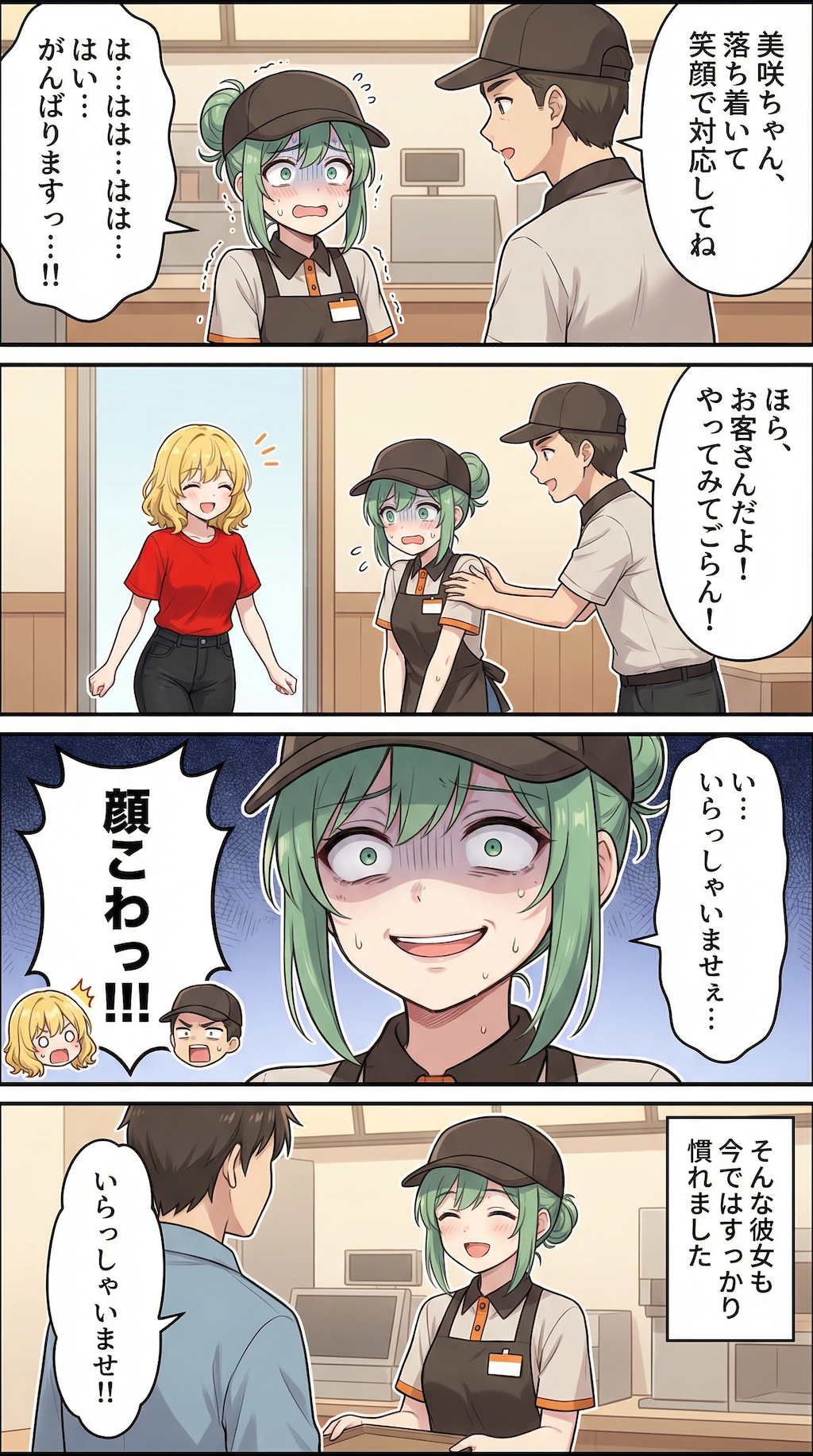 笑顔が素敵？な店員さん