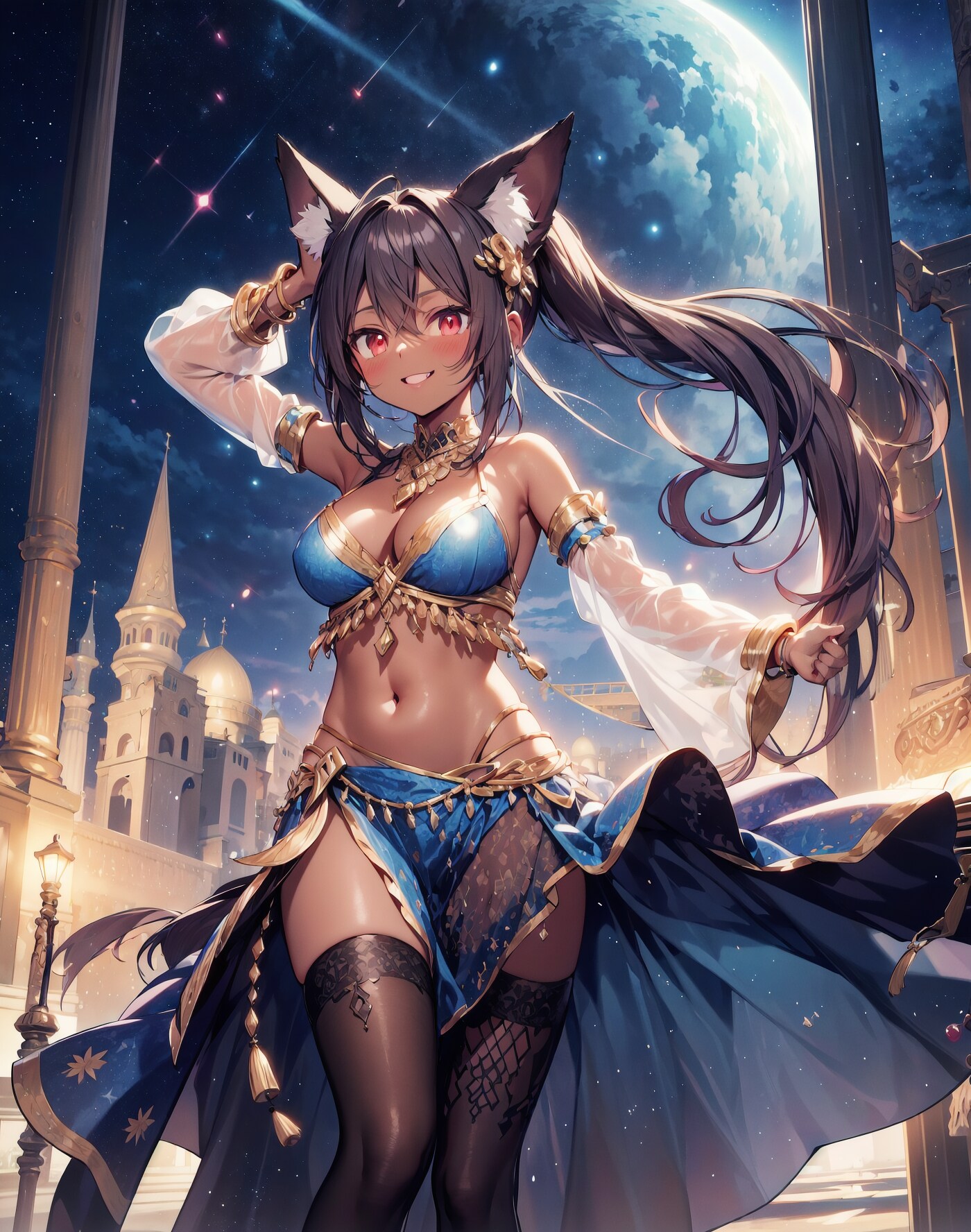 踊り子狐娘