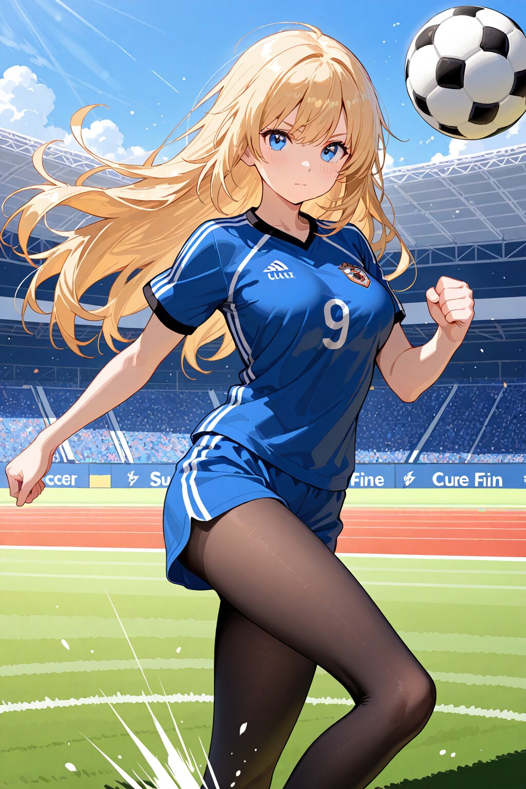 金髪　サッカー