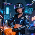 サイバー婦警コスプレ 6枚目