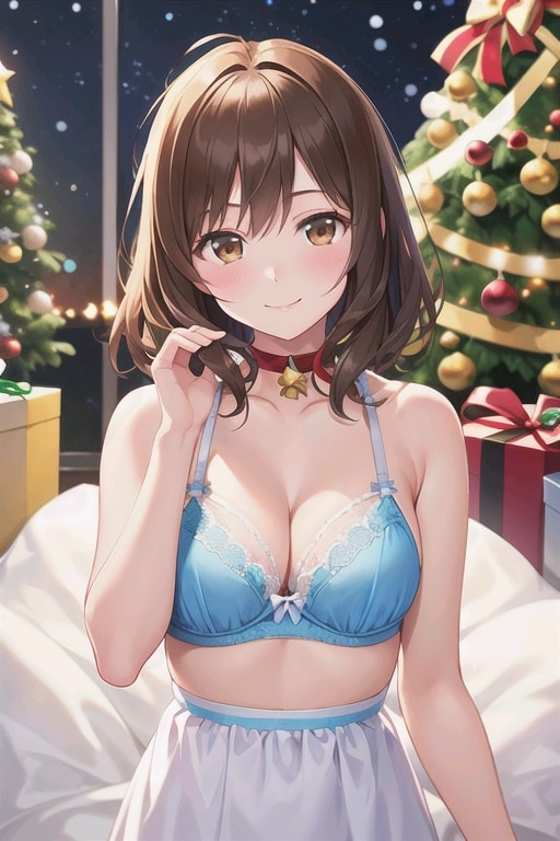 秋月ヒナタのクリスマスグラビア