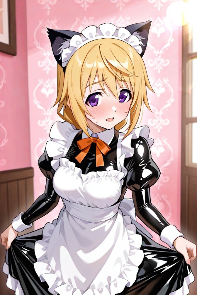 シャルロット・デュノア　メイド服1