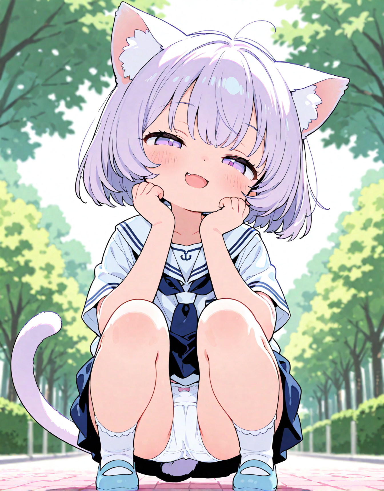 せんぱーい。どこ見てるんですか?