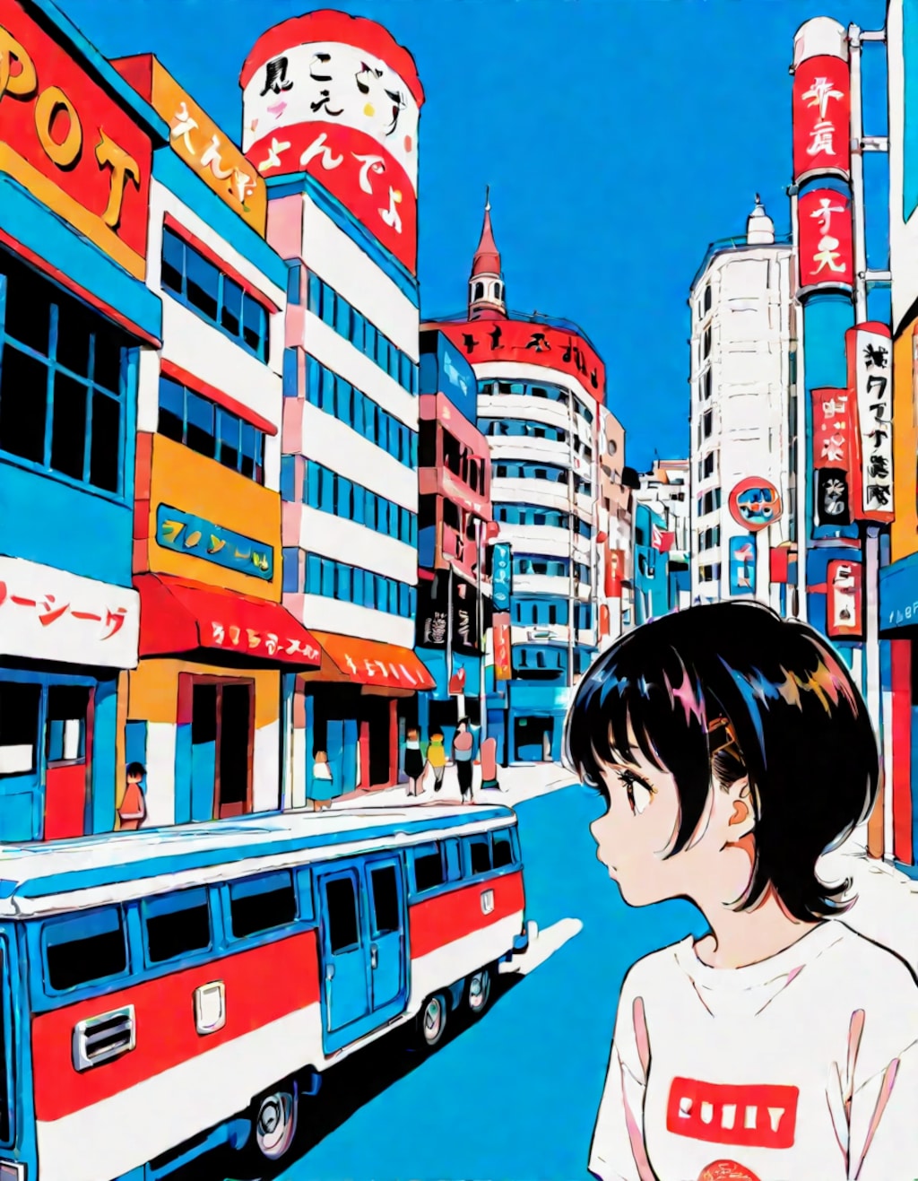 80sレトロな、ポップアート