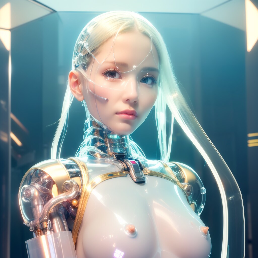 透過ボディロボ娘