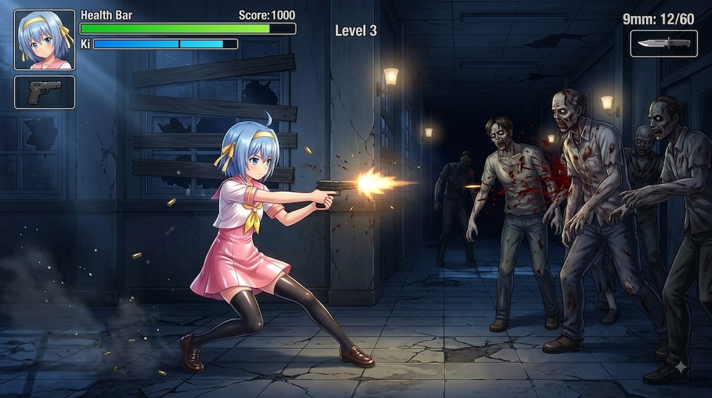 綾崎ハヤテ　横スクロールアクションゲーム