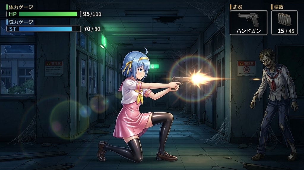 綾崎ハヤテ　横スクロールアクションゲーム