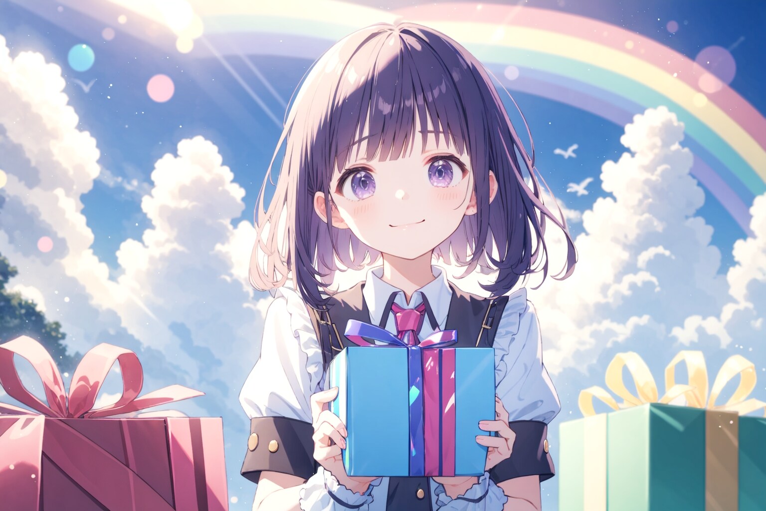 虹を結んで空のリボン | の人気AIイラスト・グラビア