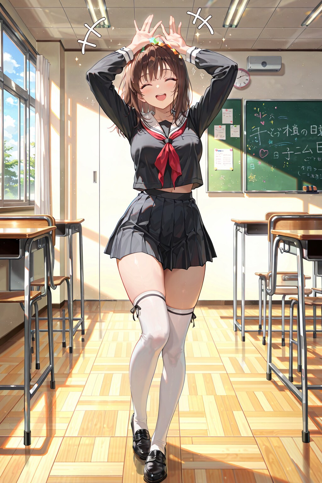 学校でウマウマダンスを踊ってみた